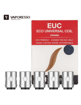 Pack 5 résistances-EUC SS316L céramique -Vaporesso