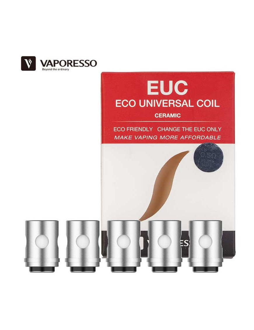 Pack 5 résistances-EUC SS316L céramique -Vaporesso
