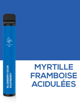 Myrtilles Framboises Acidulées 20 mg - ELFBAR 600