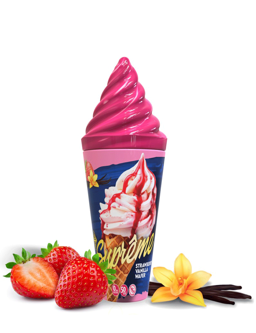 Strawberry Vanilla Wafer - Supreme - E-Cone - 50ml